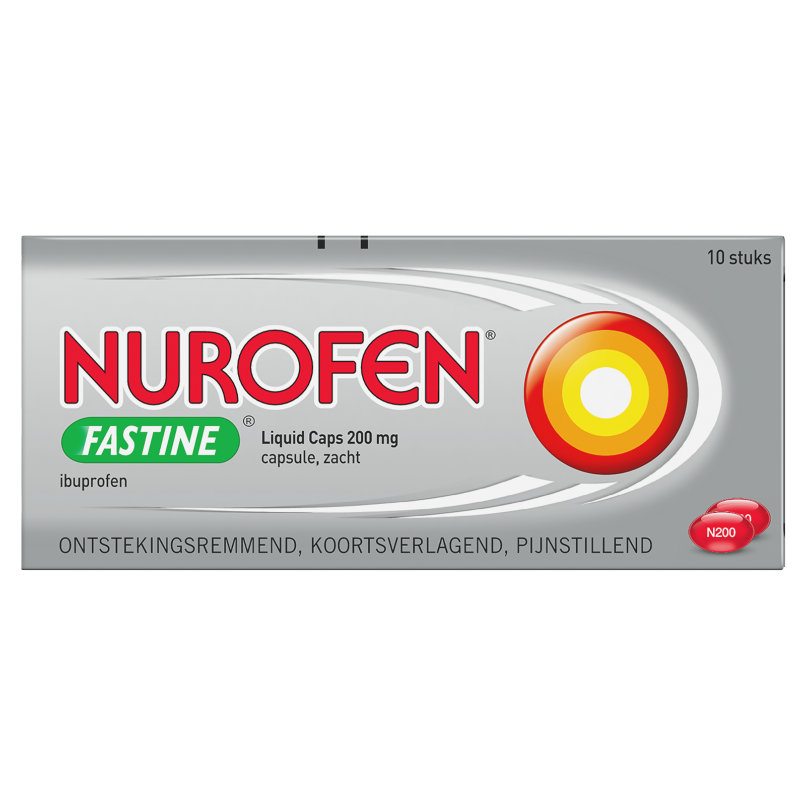 Image of Nurofen Fastine 200mg Ibuprofen Capsules