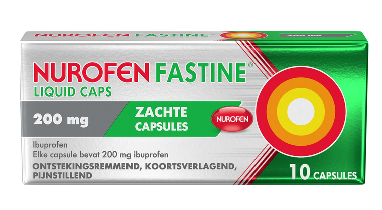 Nurofen Fastine 200mg Ibuprofen Capsules afbeelding