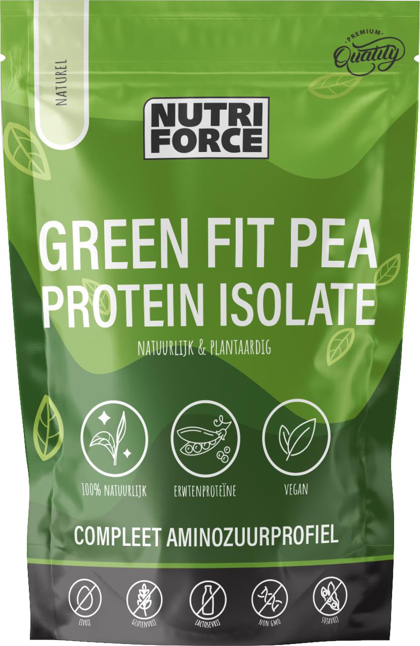 Nutriforce Green Fit Pea Protein Isolate Naturel