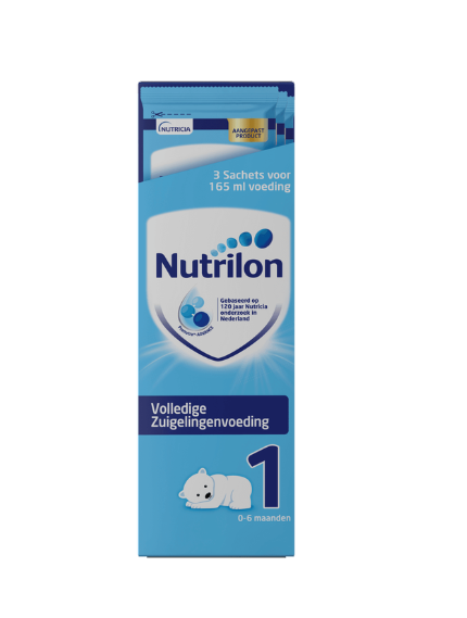 Nutrilon 1 Zuigelingenvoeding 3-pack Portieverpakking 0-6 Maanden