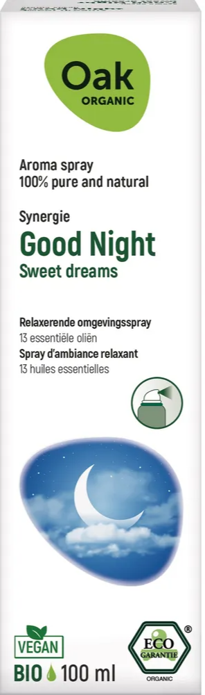 Oak Organic Good Night Relaxerende Omgevingsspray afbeelding