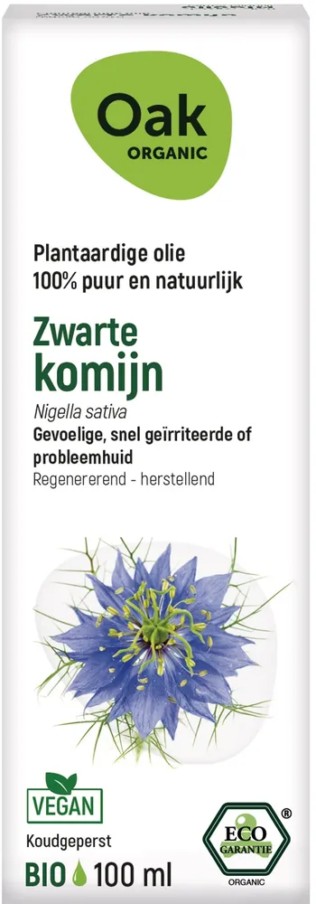 Oak Organic Zwarte Komijn Olie