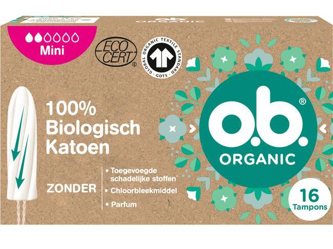 Image of OB Organic Tampons Mini 