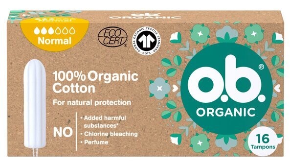 Image of O.B. Organic Tampons Normal