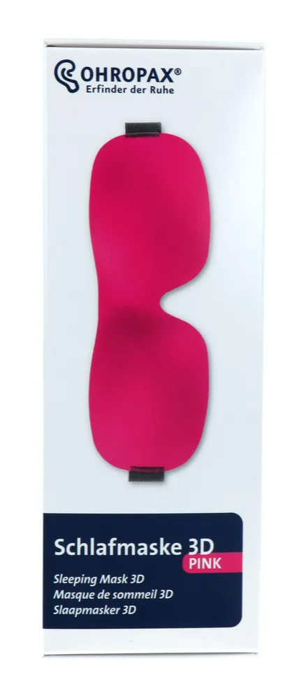 Ohropax Slaapmasker 3D Roze afbeelding