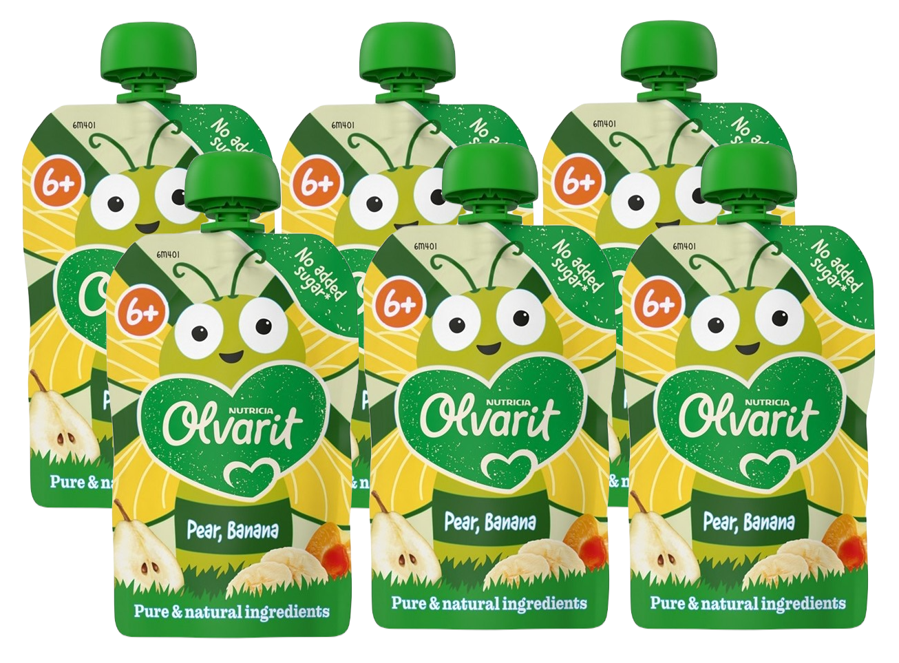 Olvarit 6m+ Peer Banaan Knijpfruit