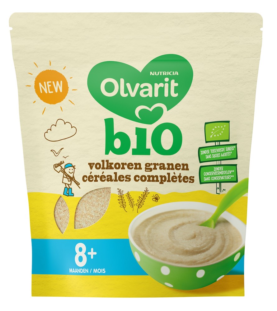 Olvarit Volkoren Granen Bio 8+ Maanden