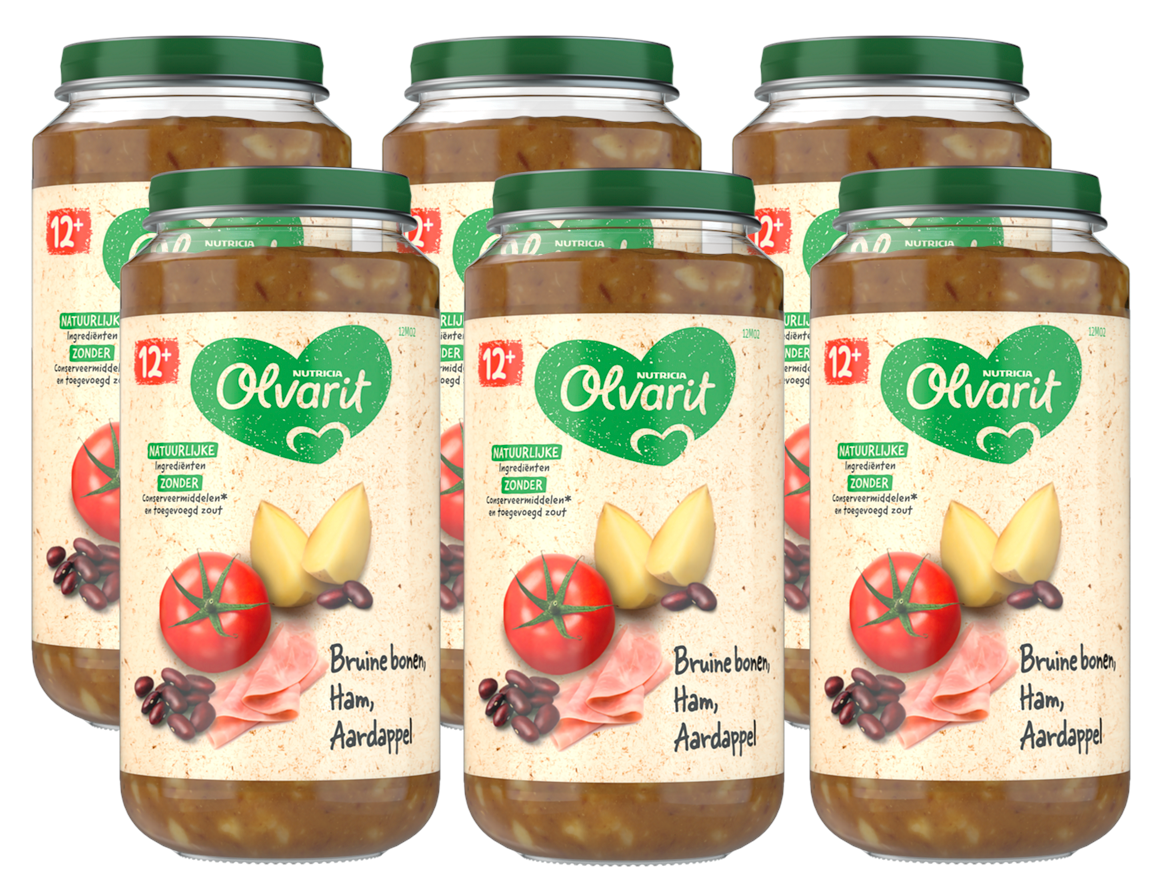 Olvarit 12m+ Bruine Bonen Ham Aardappel afbeelding