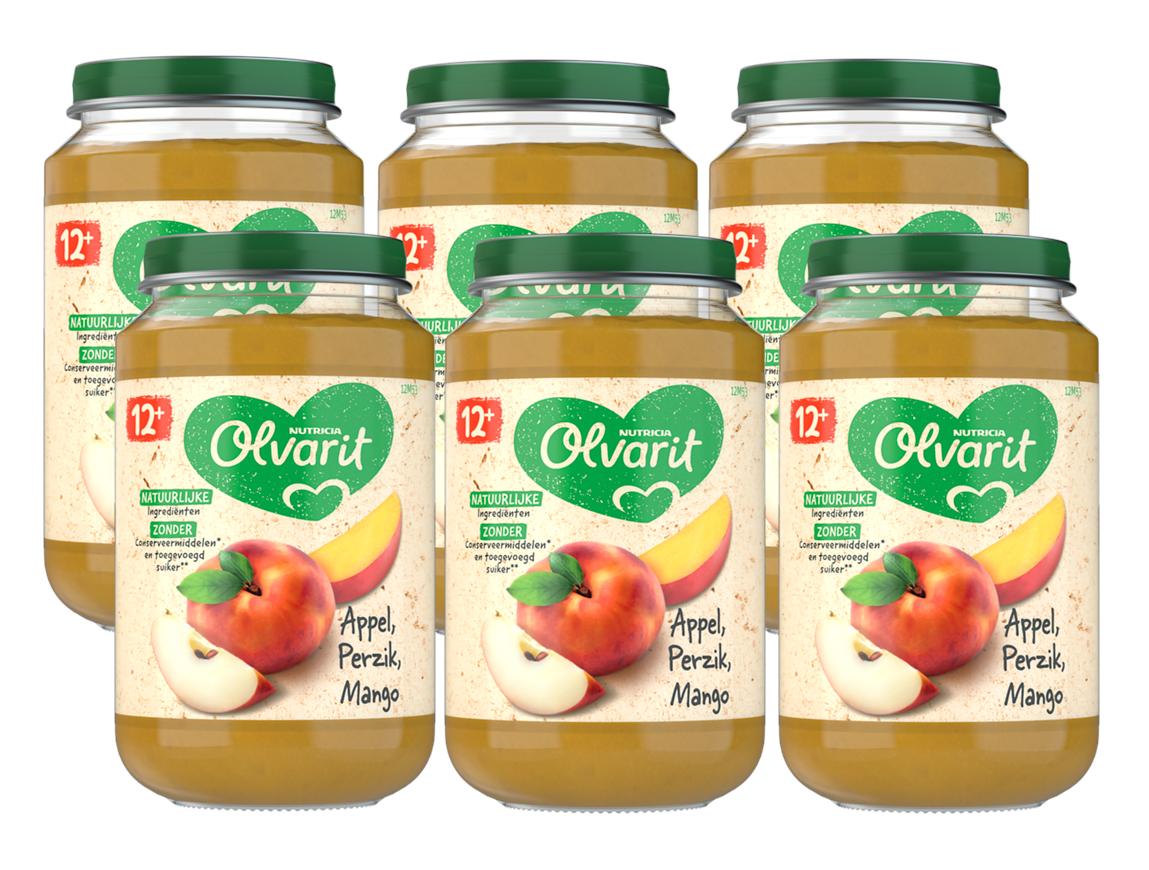 Olvarit 12m+ Appel Perzik Mango afbeelding