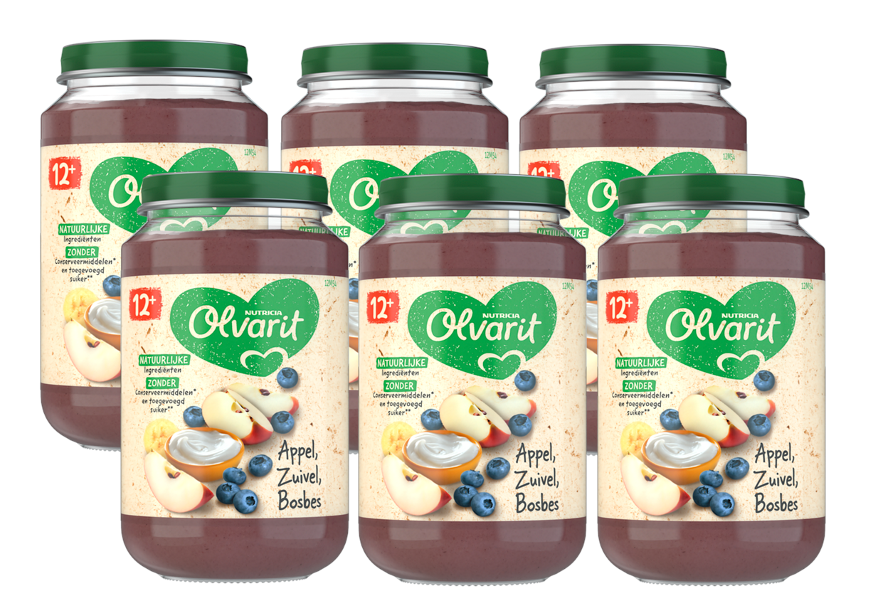 Olvarit 12m+ Appel Zuivel Bosbes afbeelding