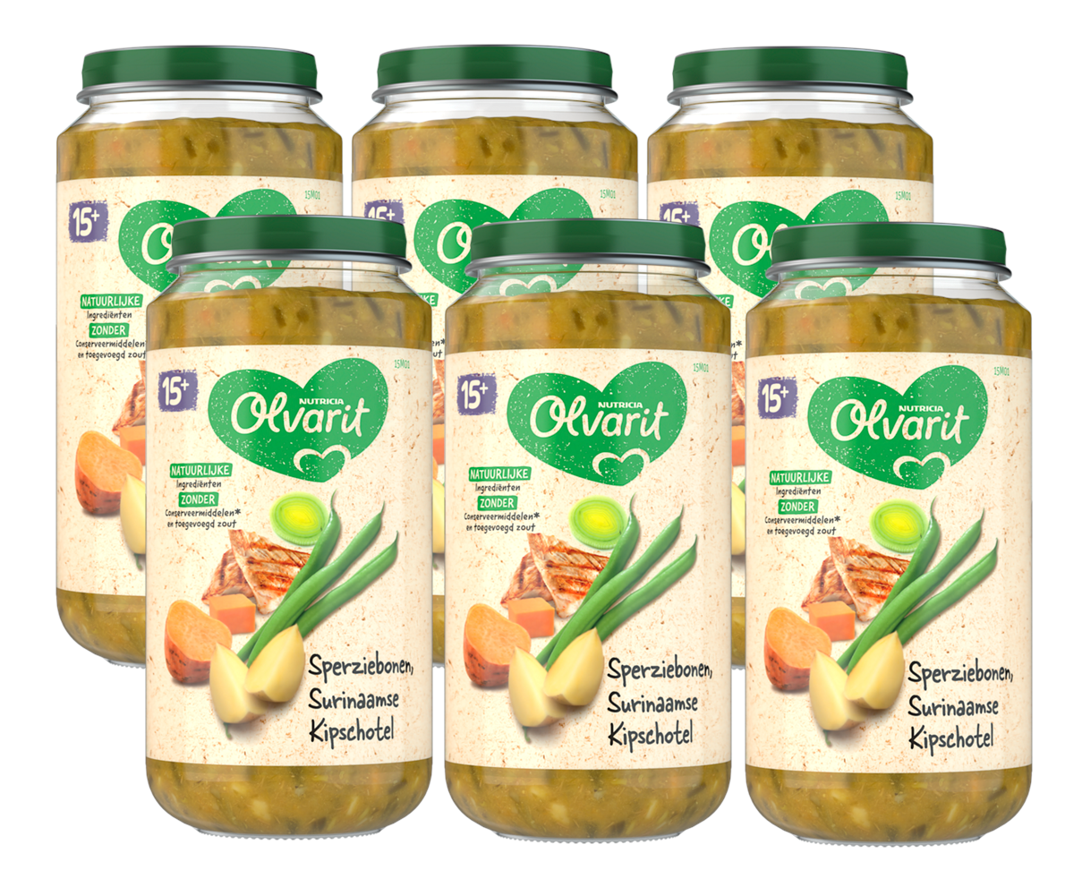 Olvarit 15m+ Sperziebonen Surinaamse Kipschotel afbeelding