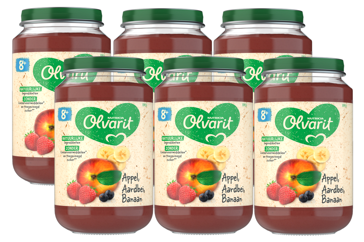 Olvarit 8m+ Appel Aardbei Banaan afbeelding