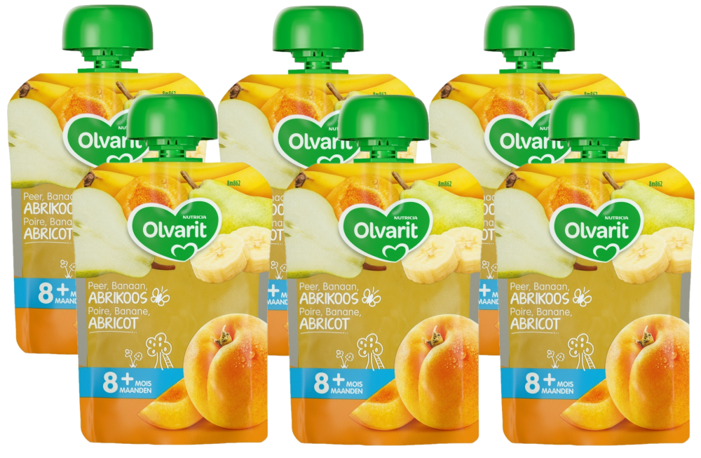 Olvarit 8m+ Peer Banaan Abrikoos