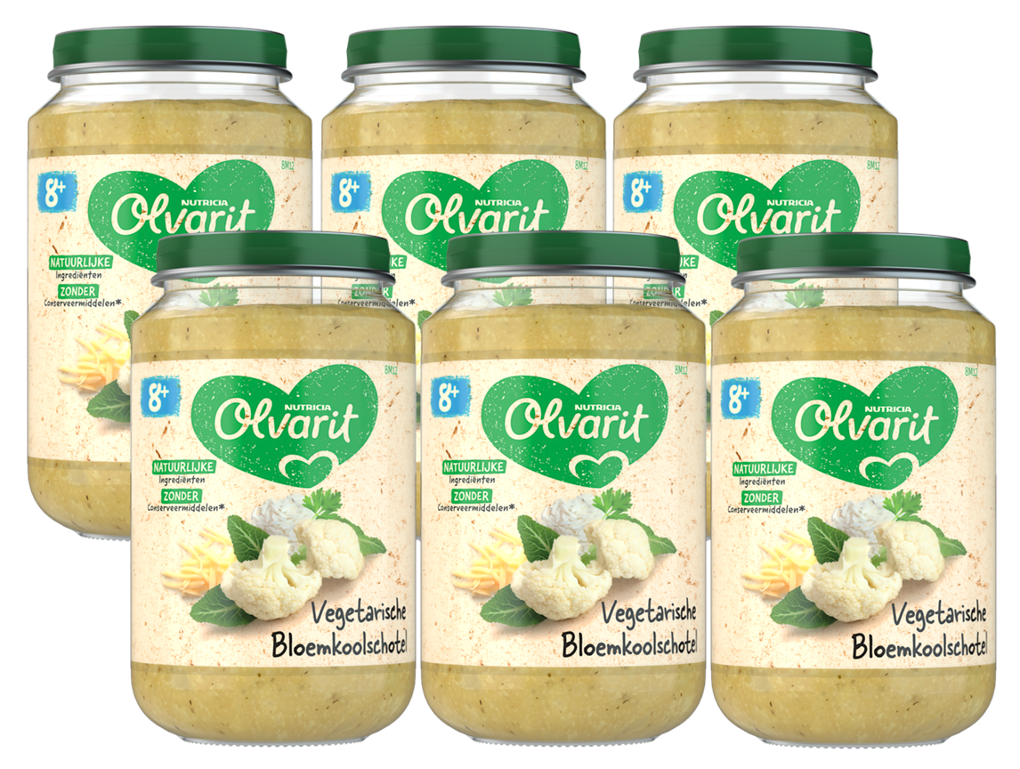 Olvarit 8m+ Vegetarische Bloemkoolschotel