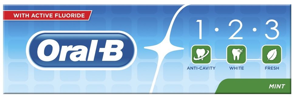 Oral-B Tandpasta 1-2-3 Mint