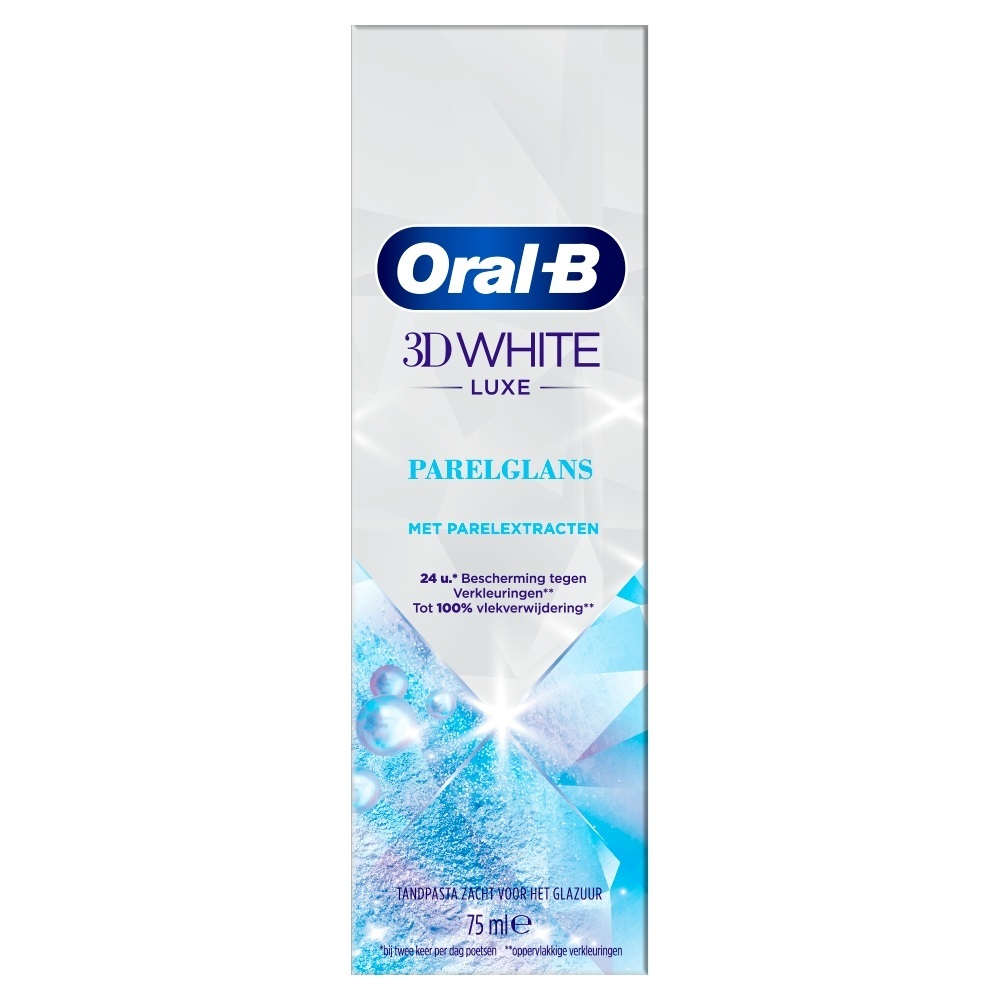 Oral-B 3D White Luxe Parelglans Whitening Tandpasta