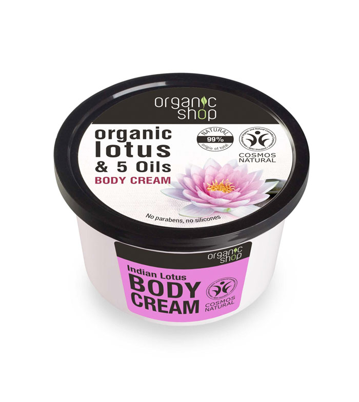 Organic Shop Indian Lotus Bodycrème 250 ml
