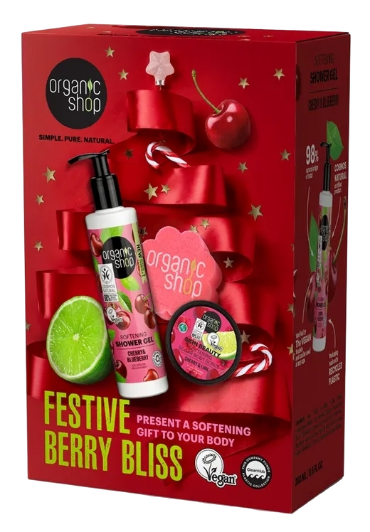 Organic Shop Festive Berry Bliss Giftset afbeelding