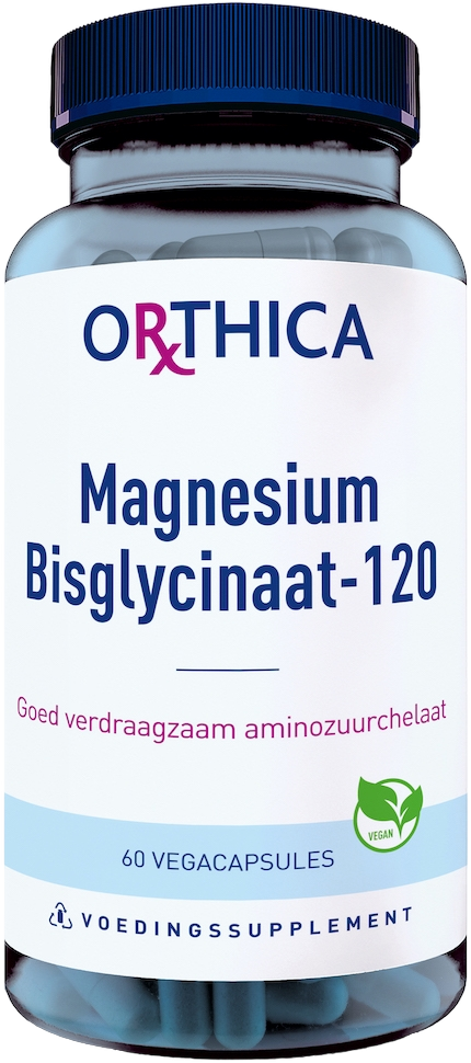 Orthica Magnesium Bisglycinaat-120 (60 stuks) Capsules afbeelding