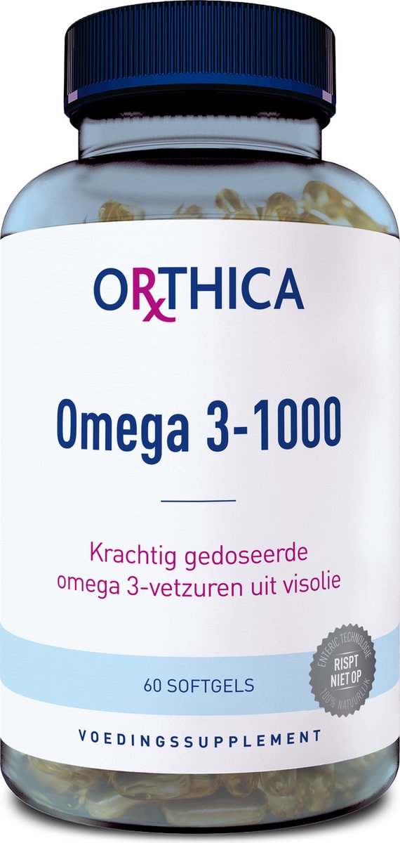 Afbeelding van Orthica Omega 3-1000 Softgels