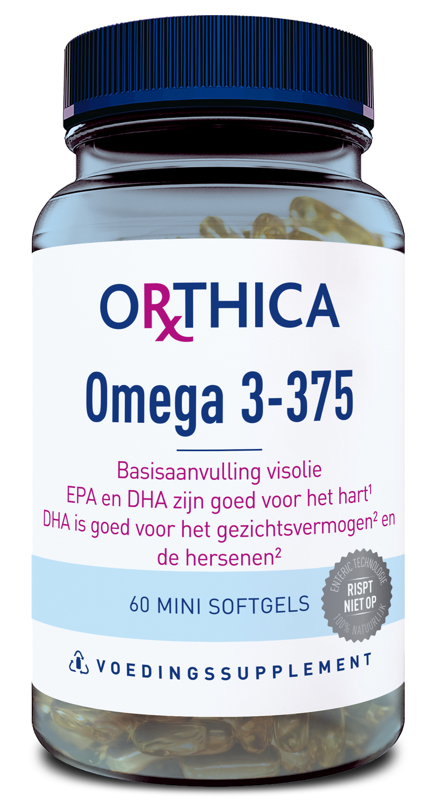 Afbeelding van Orthica Omega 3-375 Softgels