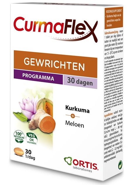 Ortis Curmaflex Kurkuma Meloen Tabletten afbeelding