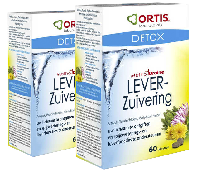 Ortis MethodDraine Lever Zuivering Tabletten 2x60st