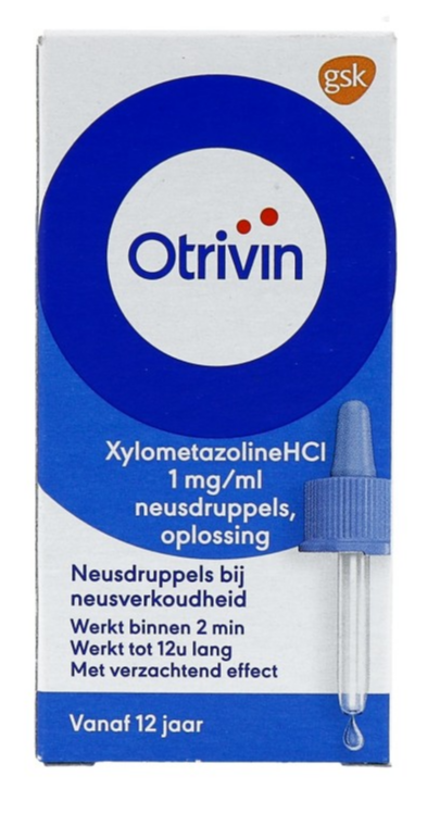 Image of Otrivin Xylometazoline HCI 1 mg/ml Neusdruppels bij een verstopte neus