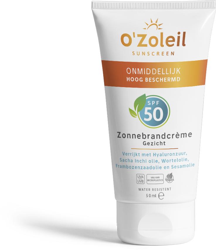 Image of O&apos;Zoleil Zonnebrandcrème Gezicht SPF50 