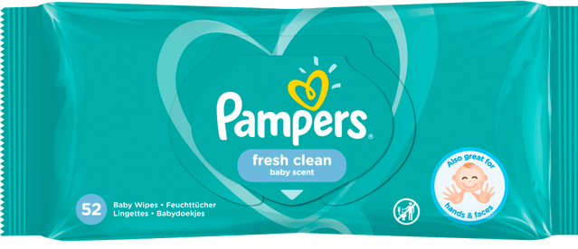 Image of Pampers Fresh Clean Babydoekjes