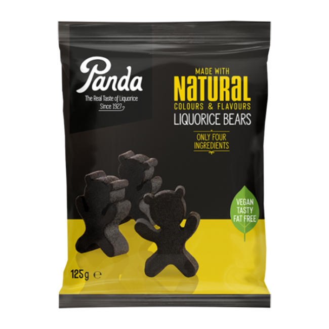Panda Dropbeertjes 125gr