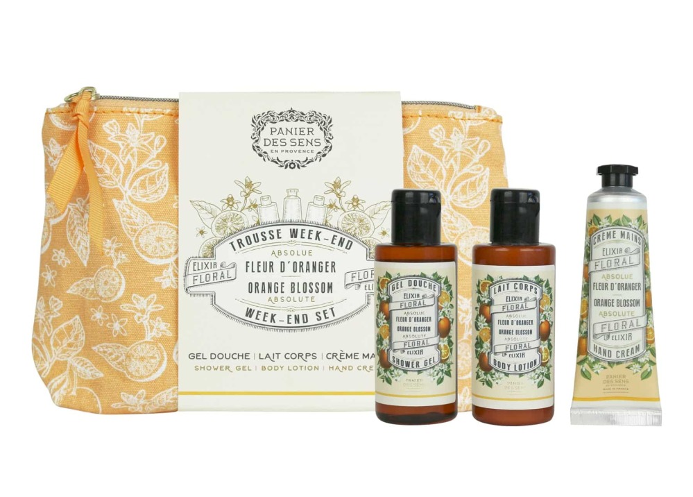 Panier Des Sens Orange Blossom Weekend set