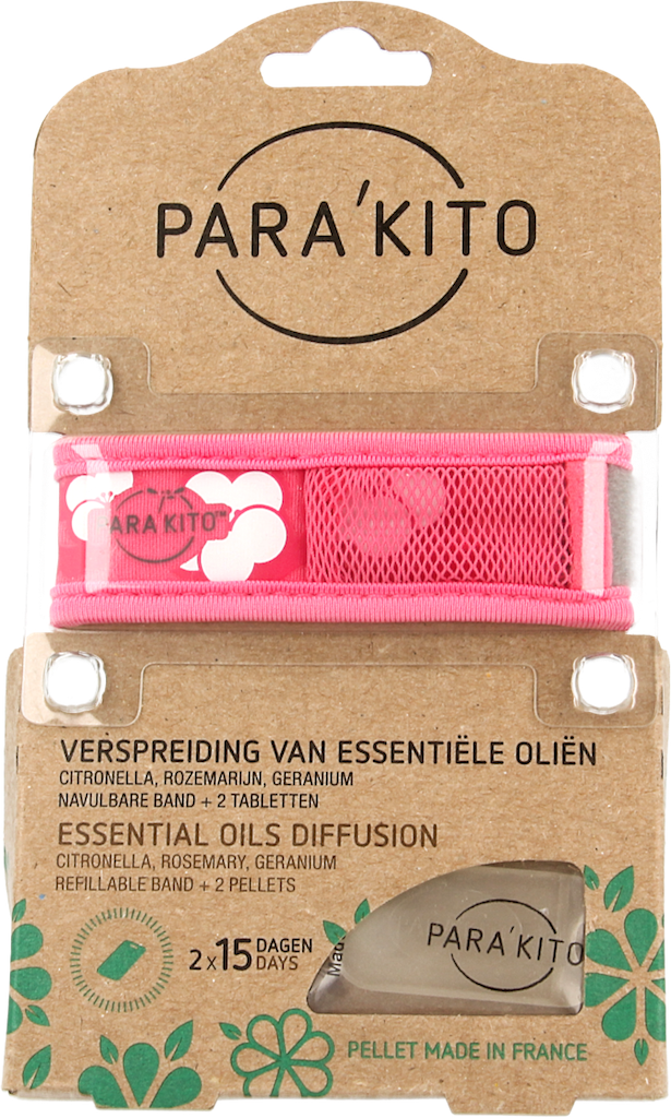 Image of Parakito Anti-Muggen Armband Design Roze