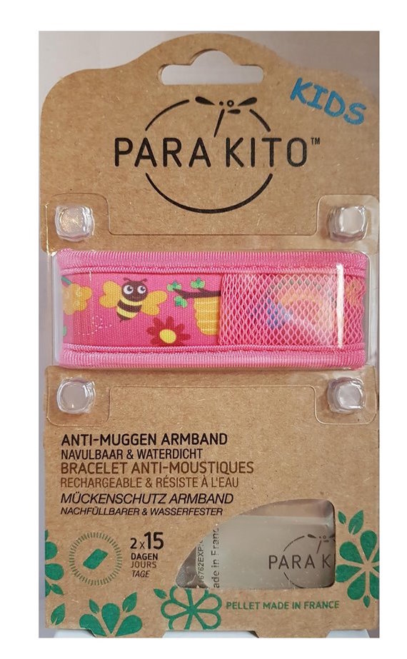 Parakito Anti-Muggen Armband Kids Bij