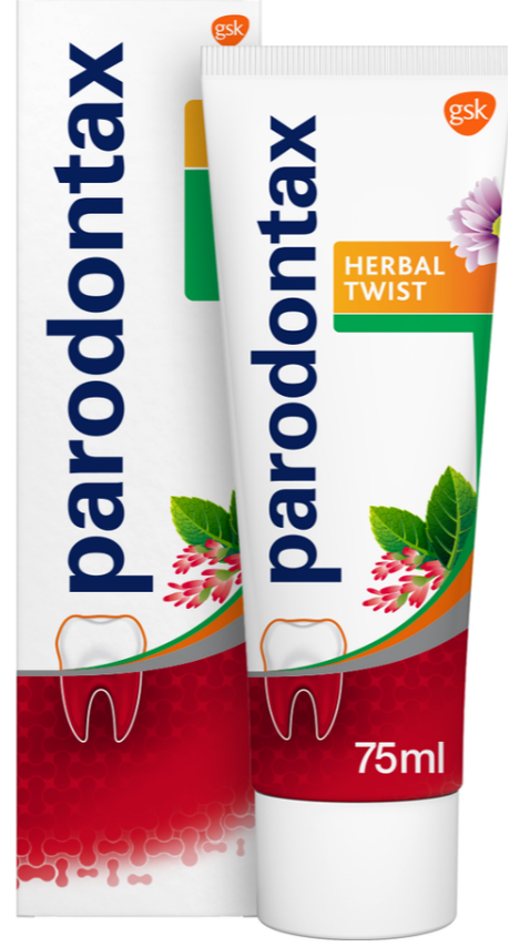 Parodontax Tandpasta Herbal Twist - dagelijkse tandpasta tegen bloedend tandvlees