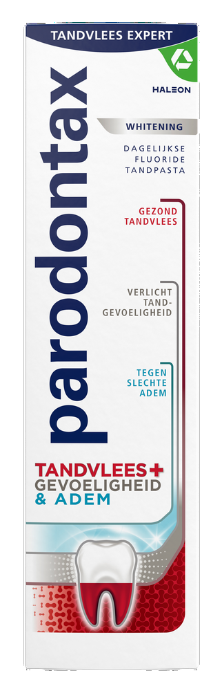 Parodontax Whitening Tandvlees + Gevoeligheid & Adem Tandpasta afbeelding