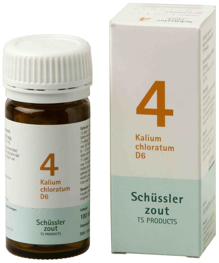 Pfluger Celzout 04 Kalium Chloratum D6 Tabletten afbeelding