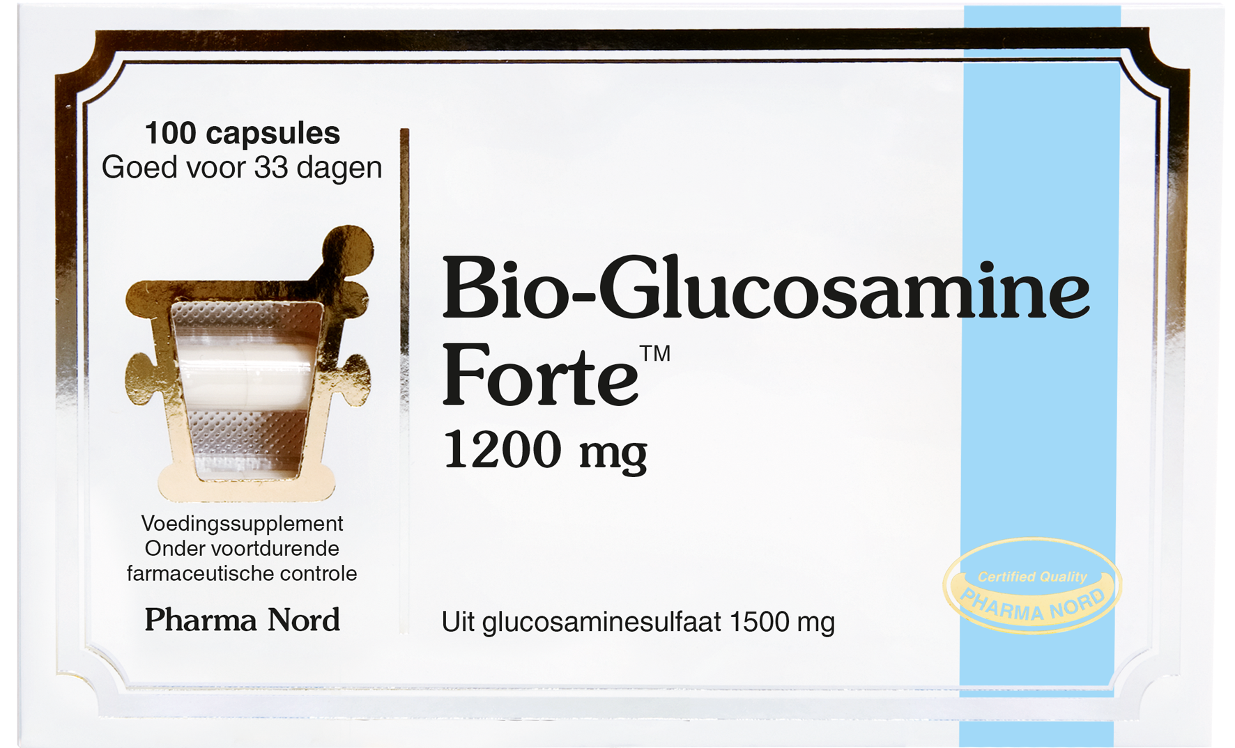 Pharma Nord Bio-Glucosamine Forte 1200 mg Capsules afbeelding