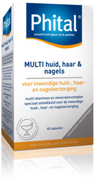 Phital Huid Haar Nagels Multi Capsules 60st