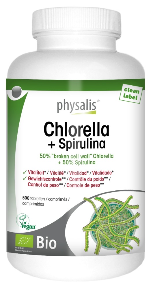 Physalis Chlorella + Spirulina Tabletten