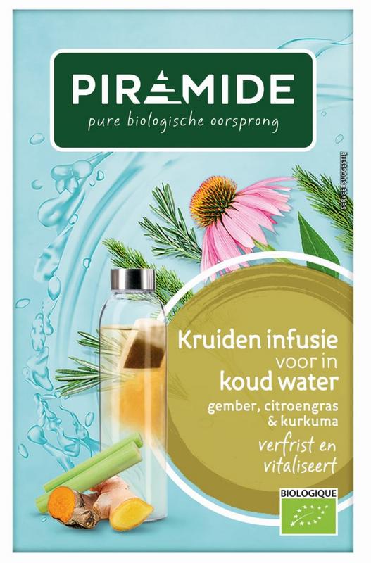 Piramide Kruiden Infusie Gember Citroengras Kurkuma