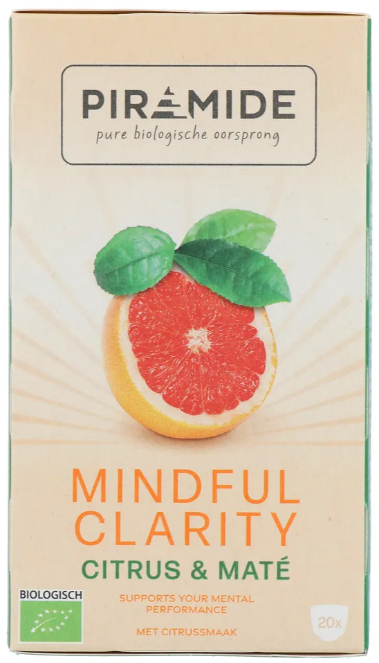 Piramide Mindful Clarity Citrus & Mate Thee afbeelding