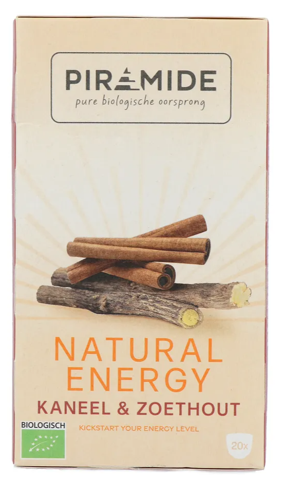 Piramide Natural Energy Kaneel & Zoethout Thee afbeelding