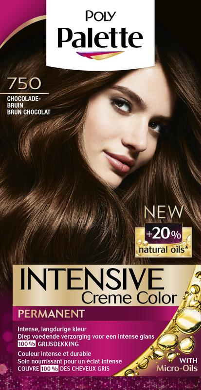 Poly Palette Intensive Crème Color 750 Chocoladebruin afbeelding