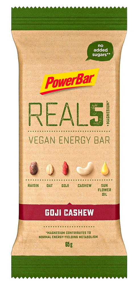 Powerbar Real5 Vegan Energy Bar Goji Cashew