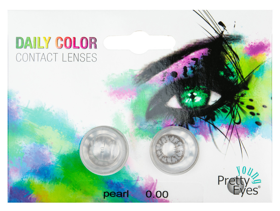 Pretty Eyes Daglenzen Parelgrijs -3.00