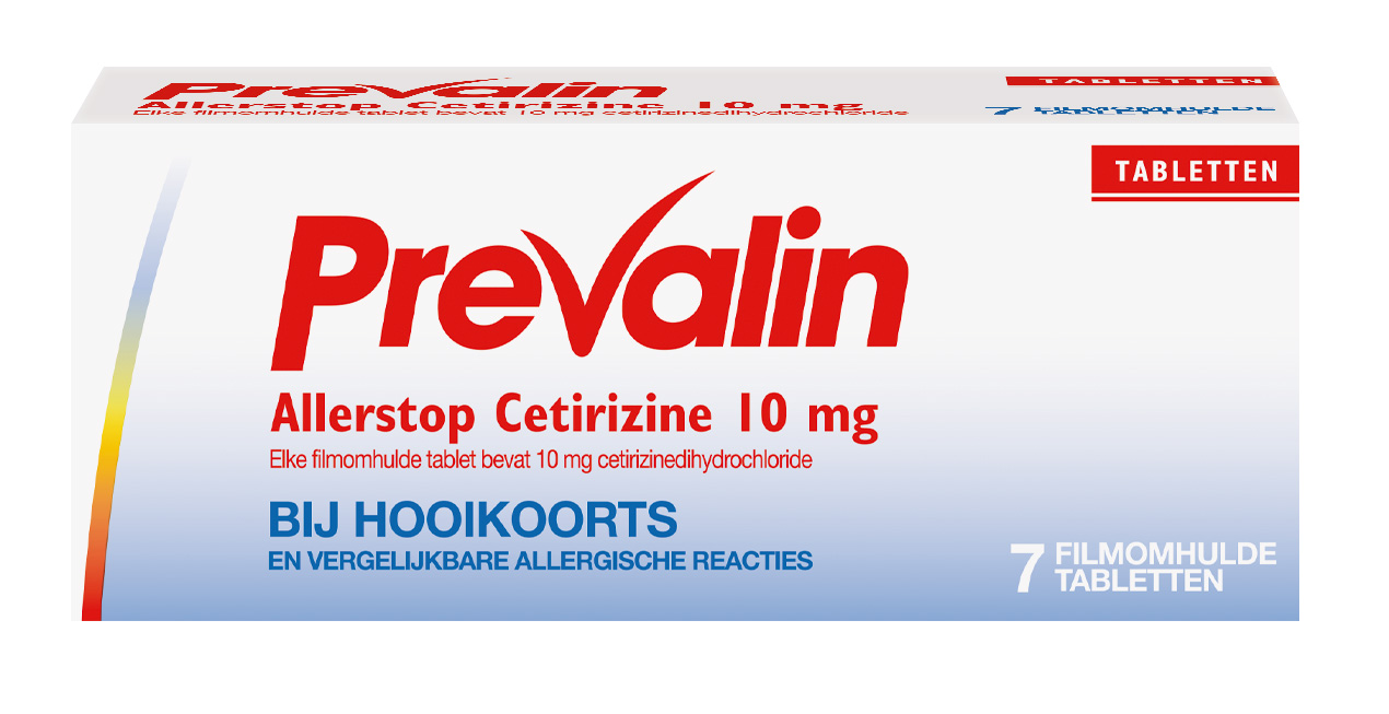Prevalin Allerstop 10mg Hooikoorts Tabletten