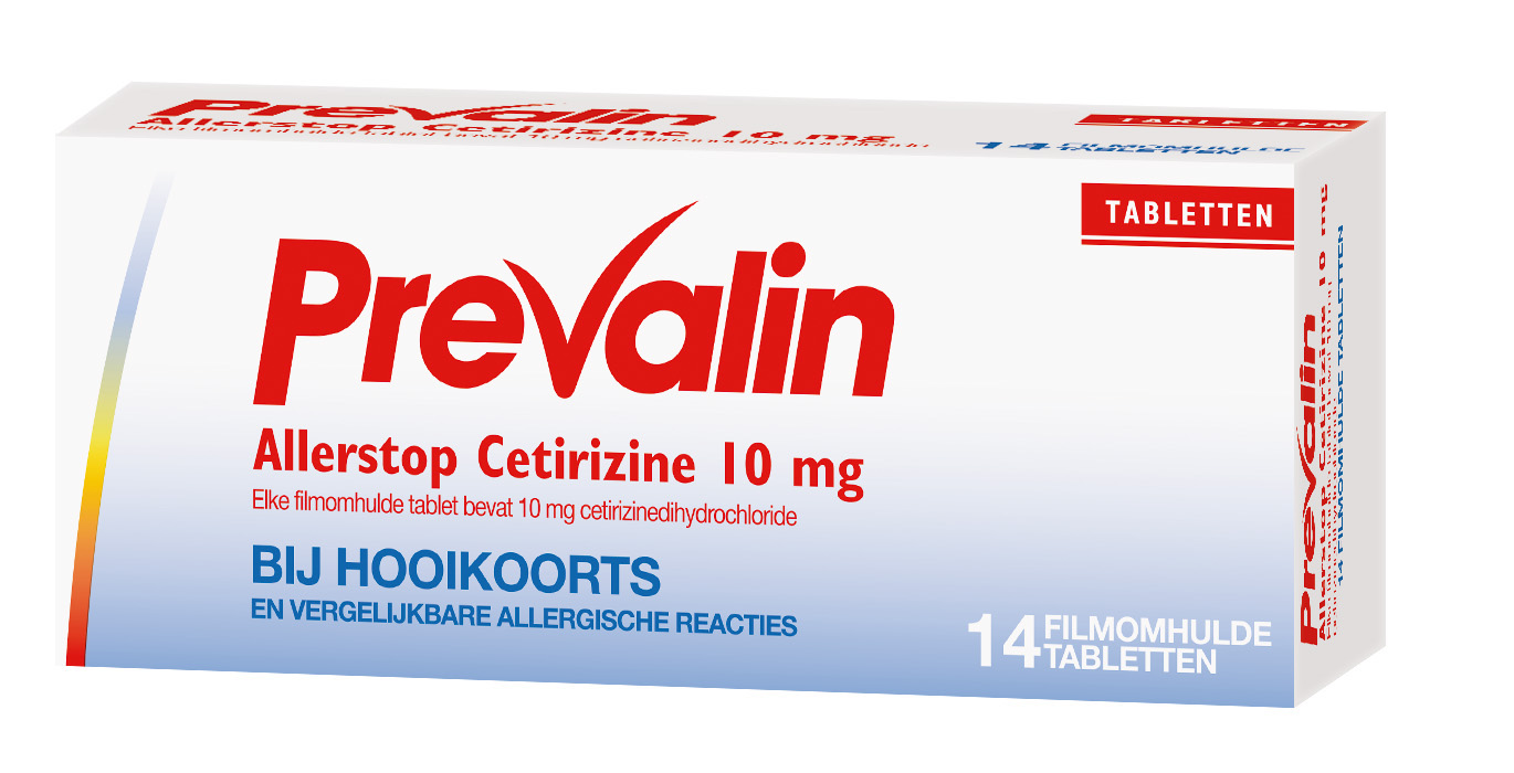 Prevalin Allerstop 10mg Hooikoorts Tabletten