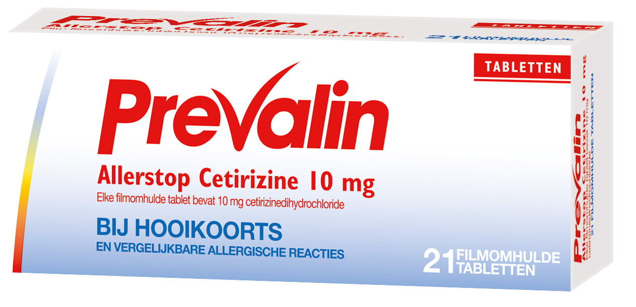 Prevalin Allerstop 10mg Hooikoorts Tabletten