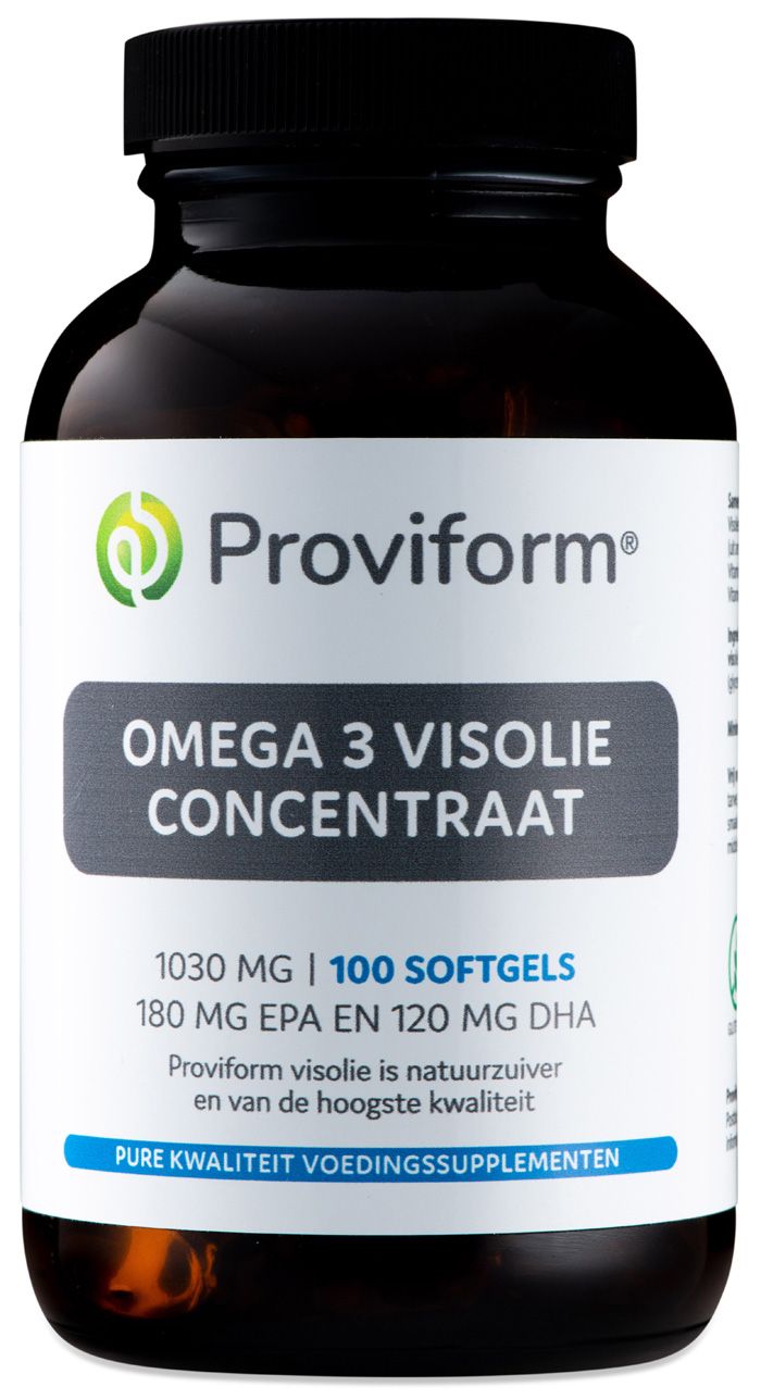 Afbeelding van Proviform Omega 3 Visolie Concentraat Softgels 100st